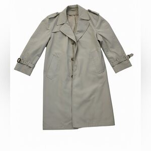 2/$35 London Fog Men's Light Gray Trench Coat